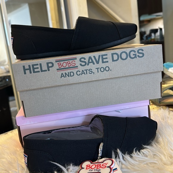 BLACK FLAT SHOE SIZE 8 NEW NEVER WORN - Picture 3 of 3